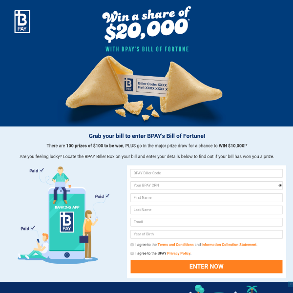 Win a share of $20,000!