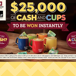 Win a share of $25,000 worth of cash & prizes! - Hudsons Coffee