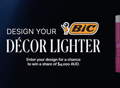 Win a share of $4000 - Design a BIC Decor lighter