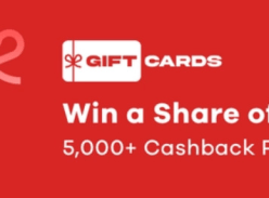 Win a Share of $5,000 in Cashback