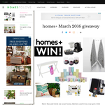 Win a share of prizes for the home!