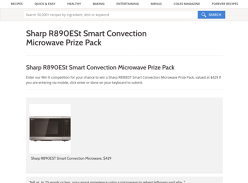Win a Sharp Convection Microwave