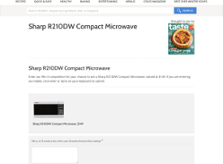 Win a Sharp R210DW Compact Microwave
