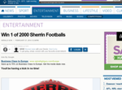 Win a Sherrin Football