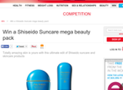Win a Shiseido Suncare mega beauty pack!