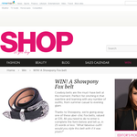 Win a 'Showpony' Fox belt! - Shop Til You Drop!