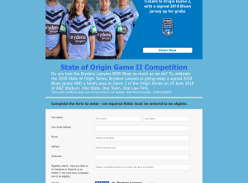 Win a signed 2018 Blues jersey and a family pass to Game 2 of the Origin Series