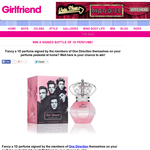 Win a signed bottle of '1D' perfume!
