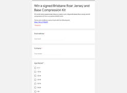 Win a Signed Brisbane Roar Jersey & Base Compression Kit