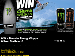 Win a signed Chippa Wilson Surfboard!