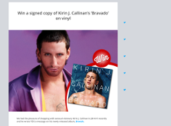 Win a signed copy of Kirin J. Callinan's Bravado on vinyl