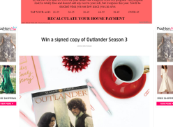 Win a signed copy of Outlander Season 3