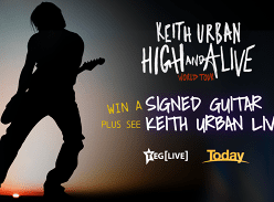 Win a Signed Fender Acoustic Guitar by Keith Urban Plus Concert Tickets