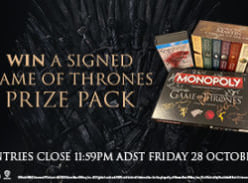 Win a Signed Game of Thrones Prize Pack