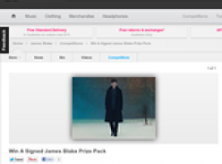Win A Signed James Blake Prize Pack