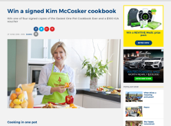 Win a signed Kim McCosker cookbook