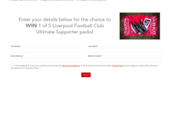 Win a signed premium wine and a signed liverpool Jersey