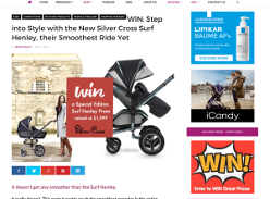 Win a Silver Cross Special Edition Surf Henley Pram