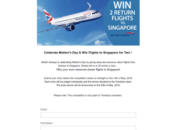 Win a Singapore Escape for 2