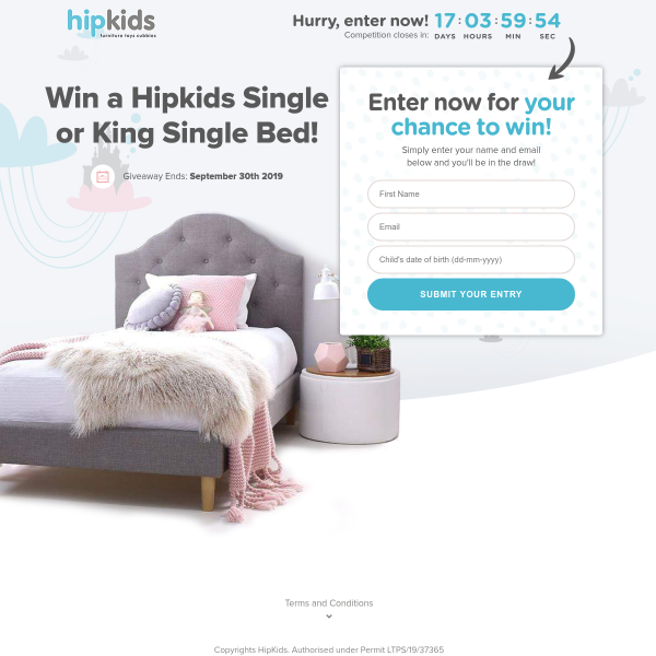 Win a Single or King Single Bed