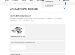 Win a Sistema Brilliance prize pack