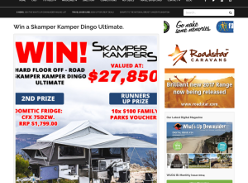 Win a Skamper Kamper Dingo Ultimate Camper or 1 of 11 Minor Prizes 