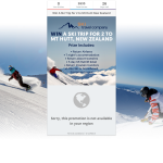 Win a ski trip for 2 to Mt Hutt, New Zealand!