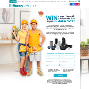 Win a smart home kit + design advice from Jess & Norm