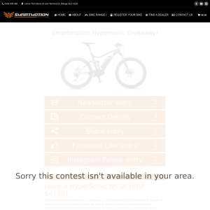 Win a Smartmotion Hypersonic Bike
