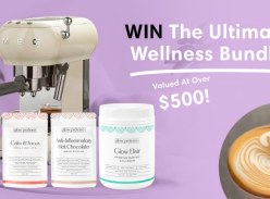 Win a SMEG Coffee Machince and Glow Proteins Prize Pack