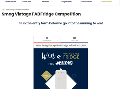 Win a Smeg FAB28 Vintage Fridge