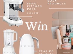 Win a Smeg Kitchen Makeover & Total Wellness Pack