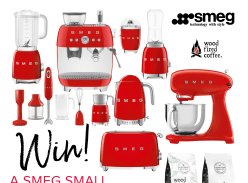 Win a SMEG Small Appliance Package and a Monthly Coffee