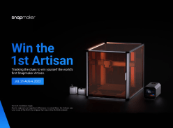 Win a Snapmaker Artisan 3-in-1 3D Printer or 1 of 3 Minor Prizes
