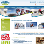 Win a snow holiday valued at $3,000! - Absolute Alpine