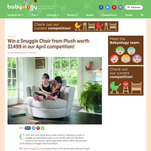 Win a Snuggle Chair from 'Plus' worth $1,499!