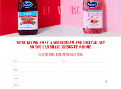 Win a Sodastream or Cocktail Set Prize Pack