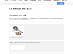 Win a Solidteknics prize pack