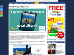 Win a 'Solitary Island' experience!
