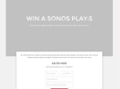 Win a SONOS PLAY:5!