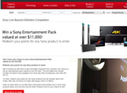 Win a Sony entertainment pack, valued at over $11,000!
