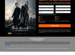 Win a Sony Entertainment Unit plus Win 1 of 50 double passes instantly to The Dark tower