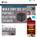 Win a Sony SRS-X11 Portable Bluetooth Speaker!