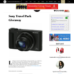 Win a Sony Travel Pack