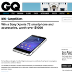 Win a Sony Xperia 72 smartphone + accessories, worth over $1000!
