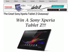 Win a Sony Xperia Tablet Z!