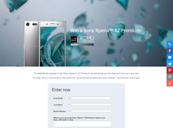 Win a Sony Xperia XZ Premium Handset