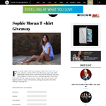 Win a Sophie Moran T-shirt