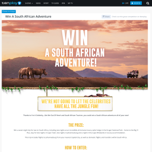Win a South African adventure!