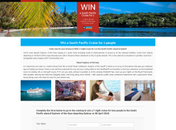 Win a South Pacific Cruise for 2